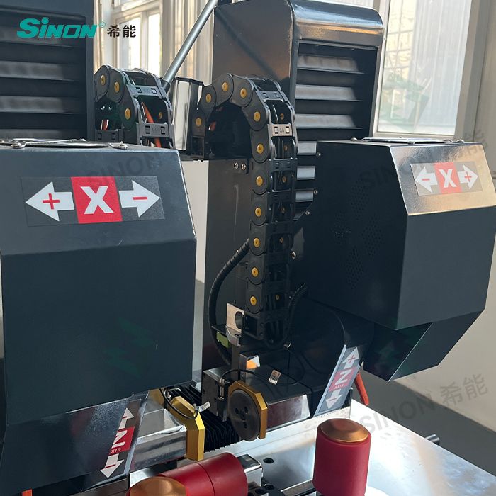 6 Axis CNC Thermal Break Knurling Machine 6 Axis CNC Thermal Break Knurling Machine
